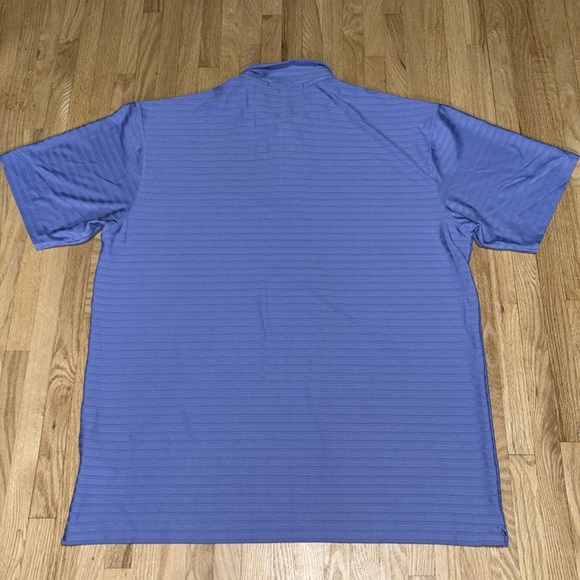 Nike Fit Dry Tiger Woods Collection Striped Short Sleeve Golf Polo T-Shirt - Picture 8 of 8